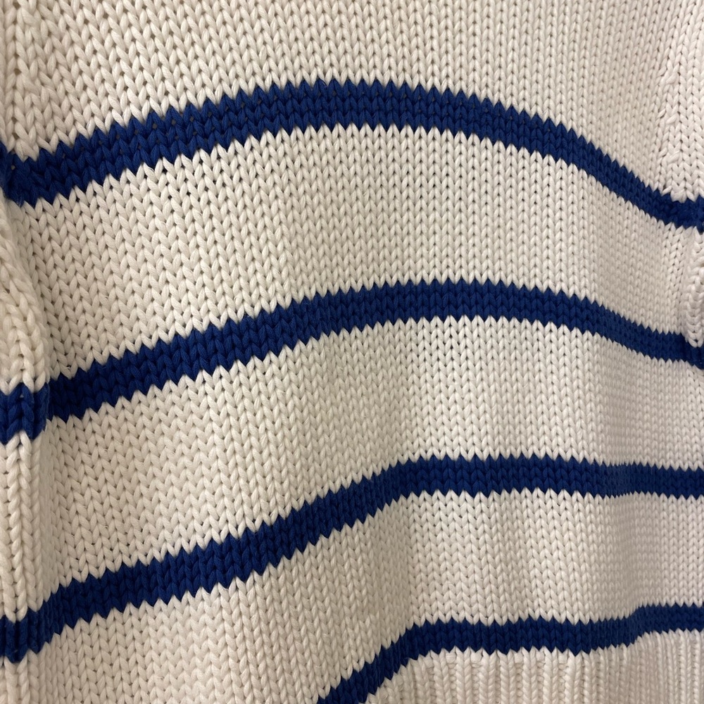 La Ligne White and Blue Striped Sweater - Picture 6 of 12